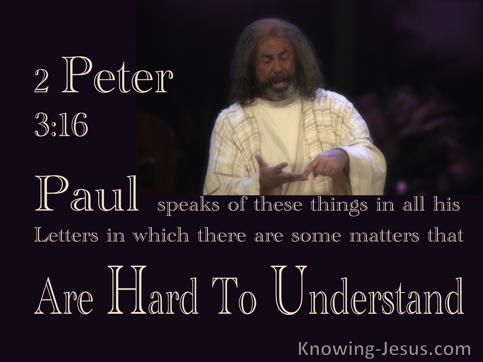 second peter chapter 3 verse 16